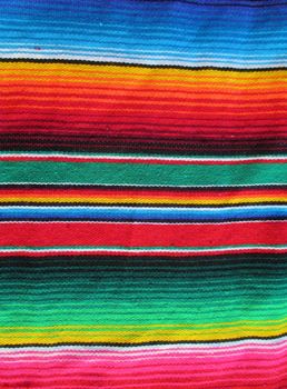 striped poncho Mexico serape background