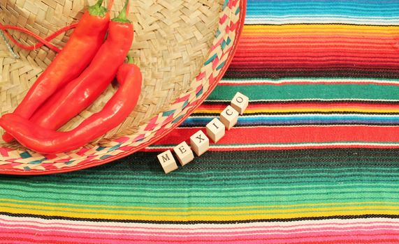 striped poncho Mexico serape background