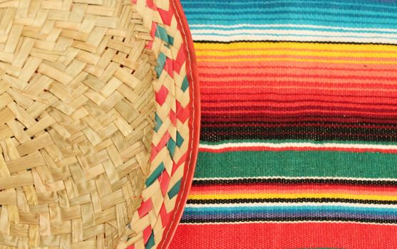 striped poncho Mexico serape background