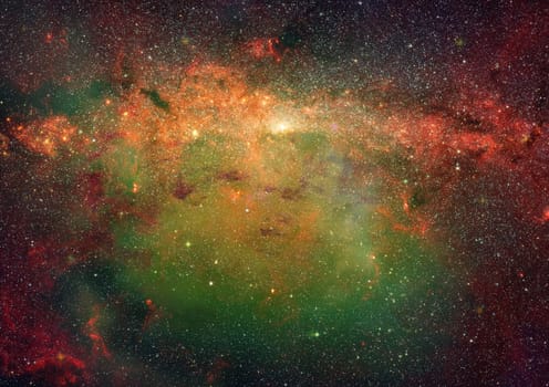 Star field in space a nebulae and a gas congestion. "Elements of this image furnished by NASA".