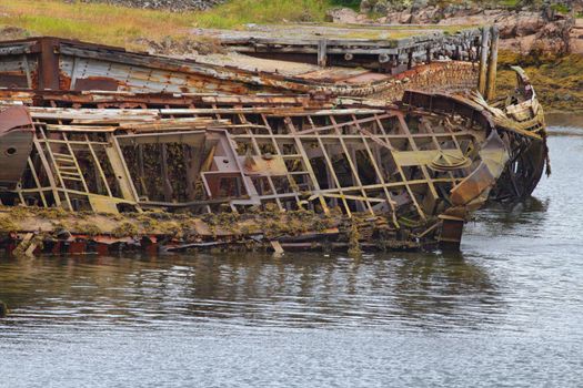 graveyard of ships left for a very long time