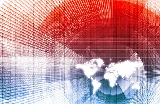 International Trade and Globalized Economies with Map 