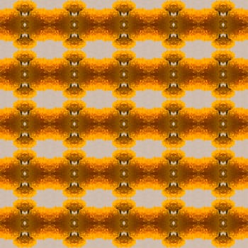 Calendula yellow flowers arranged in herringbone seamless use as pattern and wallpaper.