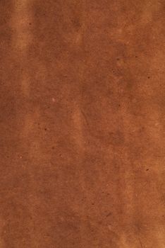 Closeup detail of old brown paper texture.