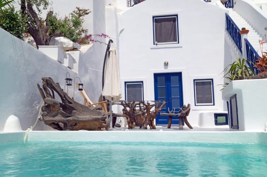 Romantic holidays on Santorini island, Greece