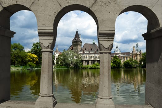 The Vajdahunyad castle, Budapest main city park