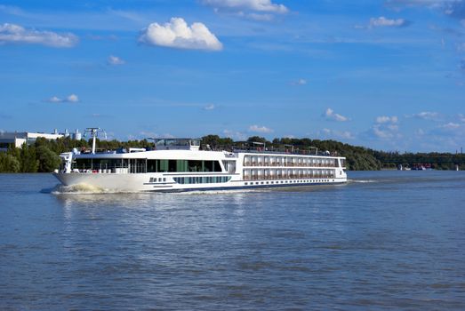 Riverboat on the Danube  river, Hungary