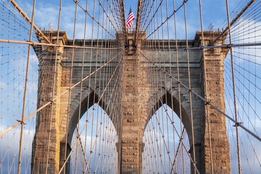 Brooklyn bridge, New York City. USA.