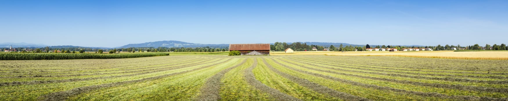 An image of a beautiful countryside near Weilheim Bavaria Germany