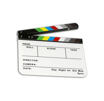 Independent movie clapper board - color checker - ( modified )