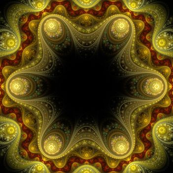 Computer generated fractal artwork for design, art and entertainment