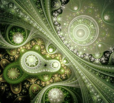 Computer generated fractal artwork for design, art and entertainment