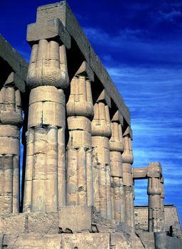 Colonnade in  Karnak Temple, Luxor