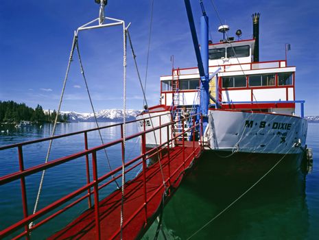 Ferry boat on lake Tahoe