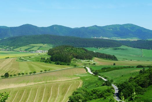 Summer scenery in Slovakia