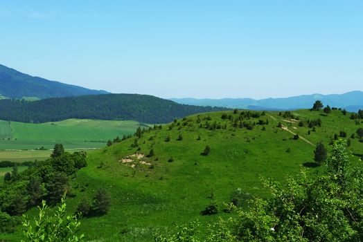 Summer scenery in Slovakia