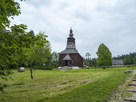 Wooden church, build in 1833, Slovakia