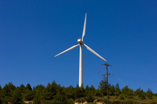 Windmill on top of the mountain