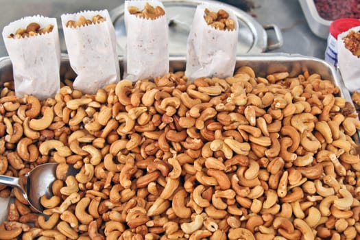 Brazilian caju cashew in the Street Market