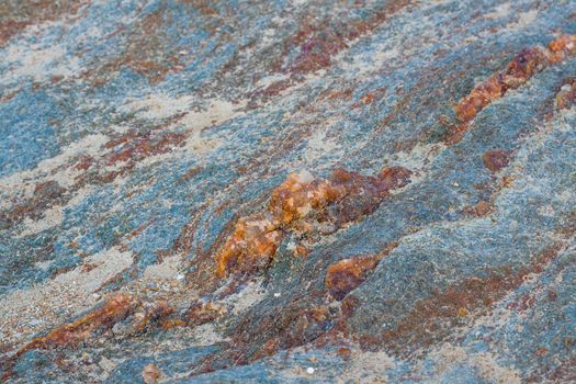 Texture background of rock granite stone in many color