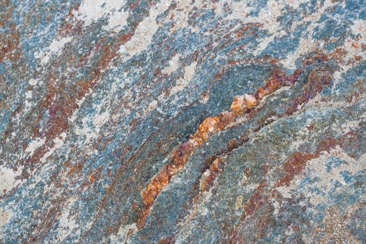 Texture background of rock granite stone in many color