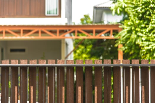 A wooden fence