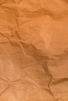 Closeup detail of old brown paper texture.