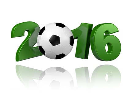 Football 2016 design with a white background