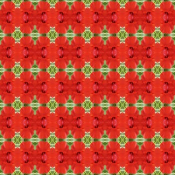 Full bloom of red hibiscus flower seamless use as pattern and wallpaper.
