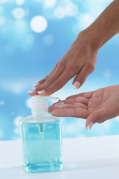 anti bacterial agent bottle for hand washing