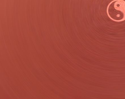 red yin yang vortex background