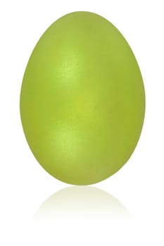 bitter lemon yellow egg isolated background
