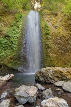 Gorton Creek Falls in Columbia River Gorge National Scenic Area Oregon