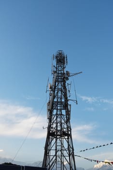 closed up the electricity post in Nepal