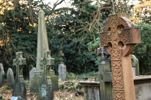 England. Very old english cemetery.