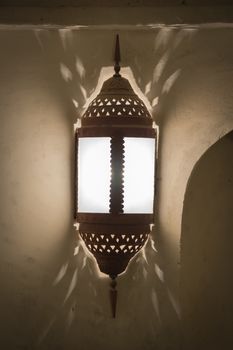 Image of historic lamp in Oman, middle east