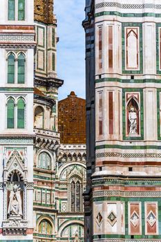 Florence's Duomo detail in a front view