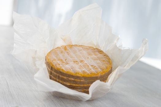 French regional Livarot Cheese from Normandy