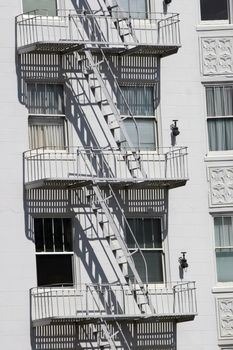 Fire Stairs, San Francisco, California, USA