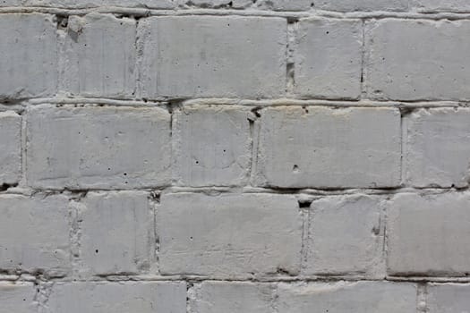 Blank white brick wall texture.