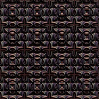 Brown leather seamless tileable decorative background pattern