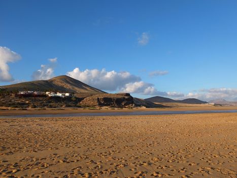 Jandia beach in Spain Fuerteventura Canary Islands