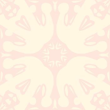 Pink arrow symmetrical tile background wallpaper pattern