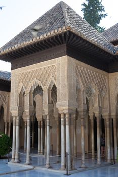 Alhambra palace located in Granada (Spain) is a master pice of the Islamic/Muslim Architecture in Europe