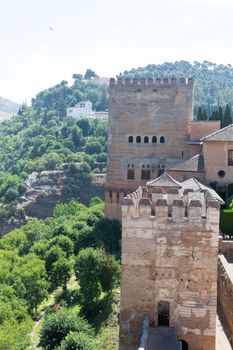 Alhambra palace located in Granada (Spain) is a master pice of the Islamic/Muslim Architecture in Europe