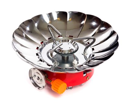 gas burner on a white background. Inventory travel