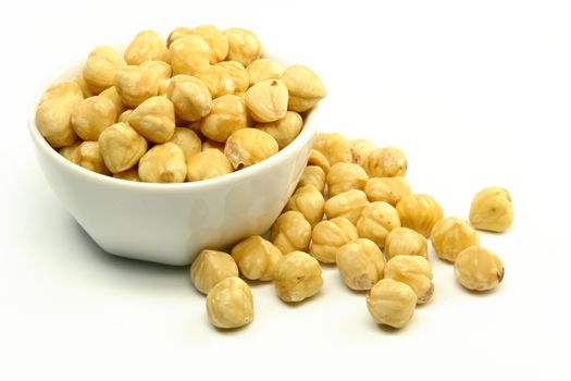 Hazelnuts in Bowl