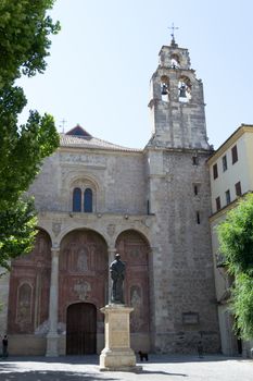 Santo Domingo church was built in the early 1500 using gravestones from Muslims.