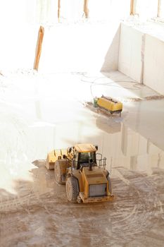 Photo of white marble quarry in Thassos, Greece