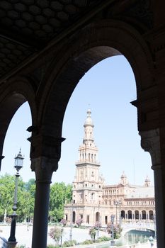 Plaza de España (Spain square) built in 1928 for the Ibero-American Exposition of 1929